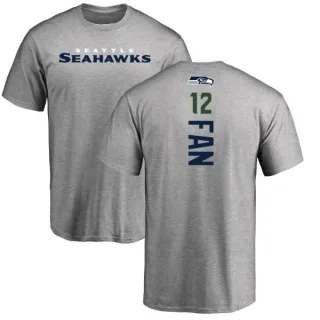 12th Fan Seattle Seahawks Backer T-Shirt - Ash