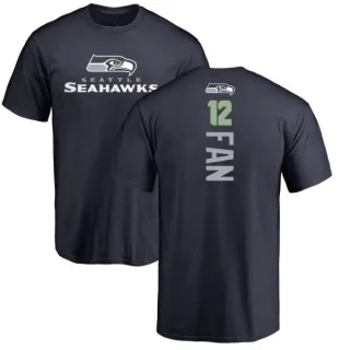 12th Fan Seattle Seahawks Backer T-Shirt - Navy