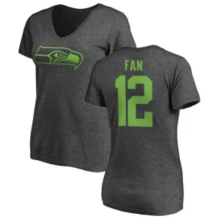 12th Fan Women's Seattle Seahawks One Color T-Shirt - Ash