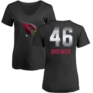 Aaron Brewer Women's Arizona Cardinals Midnight Mascot T-Shirt - Black