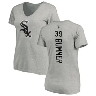 Aaron Bummer Women's Chicago White Sox Backer Slim Fit T-Shirt - Ash