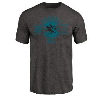 Aaron Dell San Jose Sharks Insignia Tri-Blend T-Shirt - Black