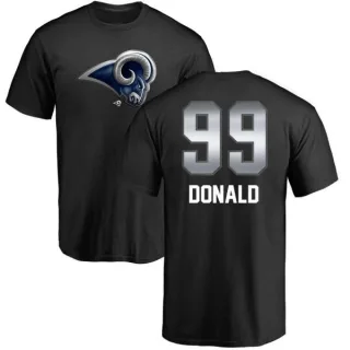 Aaron Donald Los Angeles Rams Midnight Mascot T-Shirt - Black