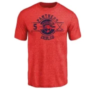 Aaron Ekblad Florida Panthers Insignia Tri-Blend T-Shirt - Red