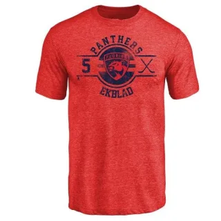 Aaron Ekblad Florida Panthers Insignia Tri-Blend T-Shirt - Red