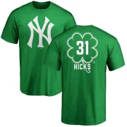 Aaron Hicks New York Yankees Dubliner Name & Number T-Shirt - Kelly Green