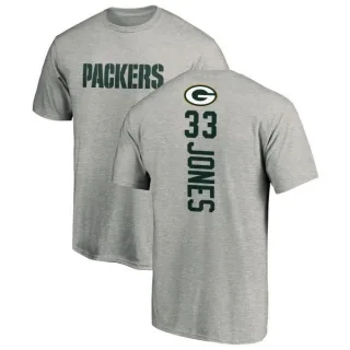 Aaron Jones Green Bay Packers Backer T-Shirt - Ash