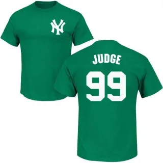 Aaron Judge New York Yankees St. Patrick's Day Name & Number T-Shirt - Green