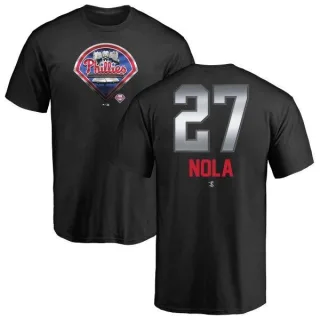 Aaron Nola Philadelphia Phillies Midnight Mascot T-Shirt - Black