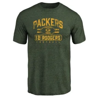 Aaron Rodgers Green Bay Packers Flanker Tri-Blend T-Shirt - Green