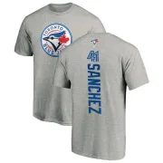 Aaron Sanchez Toronto Blue Jays Backer T-Shirt - Ash