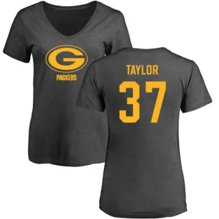 Aaron Taylor Women's Green Bay Packers One Color T-Shirt - Ash