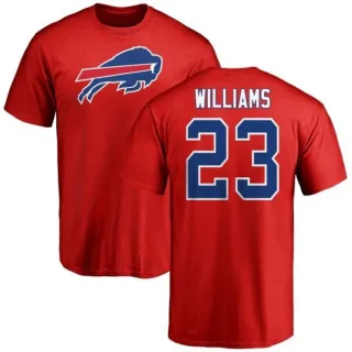 Aaron Williams Buffalo Bills Name & Number Logo T-Shirt - Red