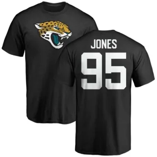 Abry Jones Jacksonville Jaguars Name & Number Logo T-Shirt - Black