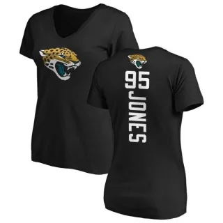 Abry Jones Women's Jacksonville Jaguars Backer Slim Fit T-Shirt - Black