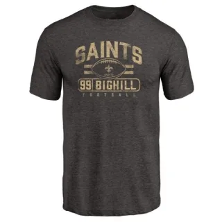 Adam Bighill New Orleans Saints Flanker Tri-Blend T-Shirt - Black