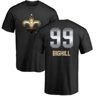 Adam Bighill New Orleans Saints Midnight Mascot T-Shirt - Black