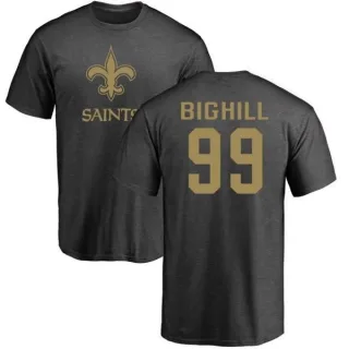 Adam Bighill New Orleans Saints One Color T-Shirt - Ash