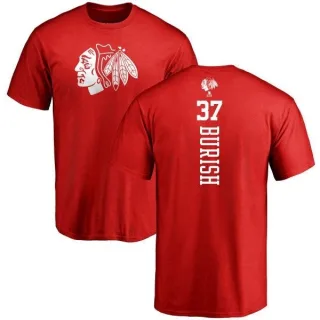 Adam Burish Chicago Blackhawks One Color Backer T-Shirt - Red