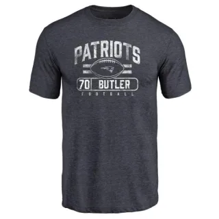 Adam Butler New England Patriots Flanker Tri-Blend T-Shirt - Navy