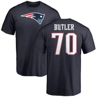 Adam Butler New England Patriots Name & Number Logo T-Shirt - Navy