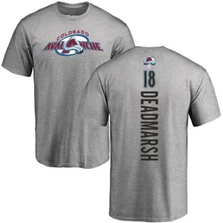 Adam Deadmarsh Colorado Avalanche Backer T-Shirt - Ash