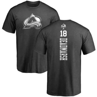 Adam Deadmarsh Colorado Avalanche One Color Backer T-Shirt - Charcoal