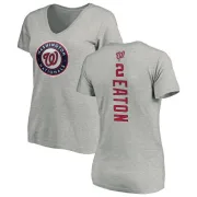 Adam Eaton Women's Washington Nationals Backer Slim Fit T-Shirt - Ash