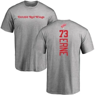 Adam Erne Detroit Red Wings Backer T-Shirt - Ash