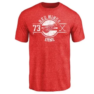 Adam Erne Detroit Red Wings Insignia Tri-Blend T-Shirt - Red