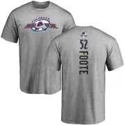 Adam Foote Colorado Avalanche Backer T-Shirt - Ash