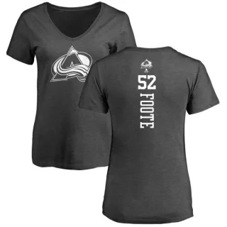 Adam Foote Women's Colorado Avalanche One Color Backer T-Shirt - Charcoal