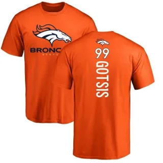 Adam Gotsis Denver Broncos Backer T-Shirt - Orange