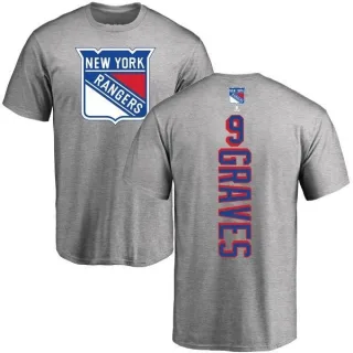 Adam Graves New York Rangers Backer T-Shirt - Ash