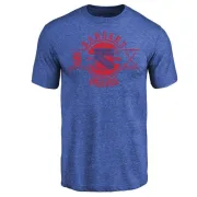 Adam Graves New York Rangers Insignia Tri-Blend T-Shirt - Royal