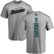 Adam Graves San Jose Sharks Backer T-Shirt - Ash