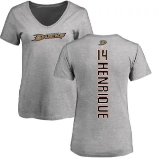 Adam Henrique Women's Anaheim Ducks Backer T-Shirt - Ash