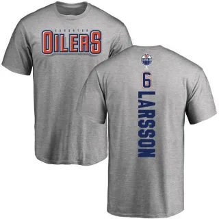 Adam Larsson Edmonton Oilers Backer T-Shirt - Ash