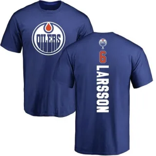 Adam Larsson Edmonton Oilers Backer T-Shirt - Royal