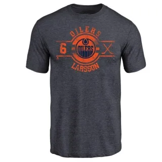 Adam Larsson Edmonton Oilers Insignia Tri-Blend T-Shirt - Royal