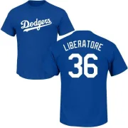 Adam Liberatore Los Angeles Dodgers Name & Number T-Shirt - Royal