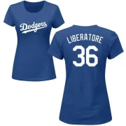 Adam Liberatore Women's Los Angeles Dodgers Name & Number T-Shirt - Royal