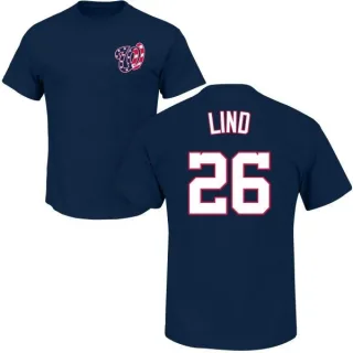 Adam Lind Washington Nationals Name & Number T-Shirt - Navy