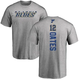 Adam Oates St. Louis Blues Backer T-Shirt - Ash