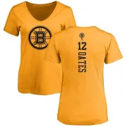 Adam Oates Women's Boston Bruins One Color Backer T-Shirt - Gold