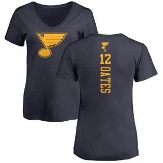 Adam Oates Women's St. Louis Blues One Color Backer T-Shirt - Navy