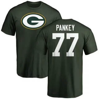 Adam Pankey Green Bay Packers Name & Number Logo T-Shirt - Green