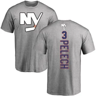 Adam Pelech New York Islanders Backer T-Shirt - Ash