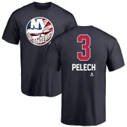 Adam Pelech New York Islanders Name and Number Banner Wave T-Shirt - Navy