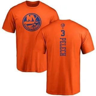 Adam Pelech New York Islanders One Color Backer T-Shirt - Orange